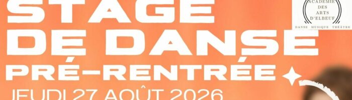 stage pré rentrée 2026